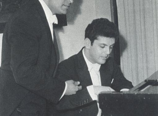 With Zubin Mehta in Tel Aviv, 1965