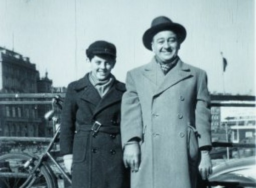With Shura Cherkassky, mid 1950's