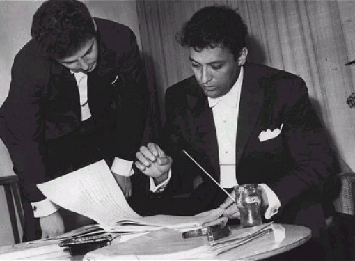 With Zubin Mehta, 1966