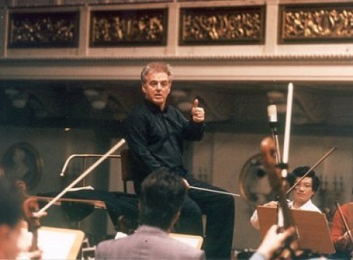Conducting the Berlin Philharmonic, 1991